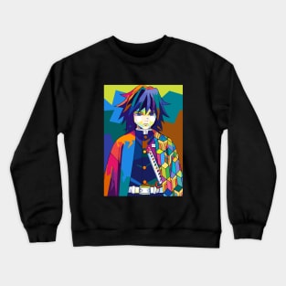 Demon Slayer Giyu Tomioka Pop Art Crewneck Sweatshirt